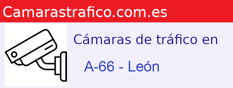 Cámaras dgt en la A-66 en la provincia de León